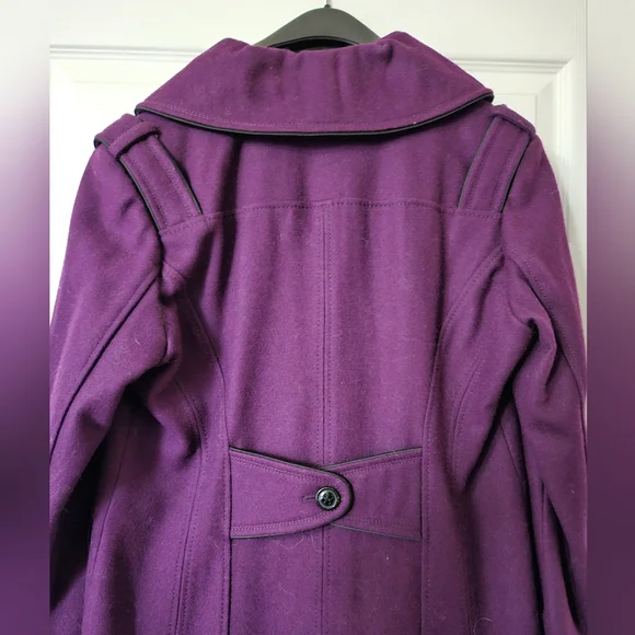 Dark Purple Guess Womens Coat - Picture 13 of 13
